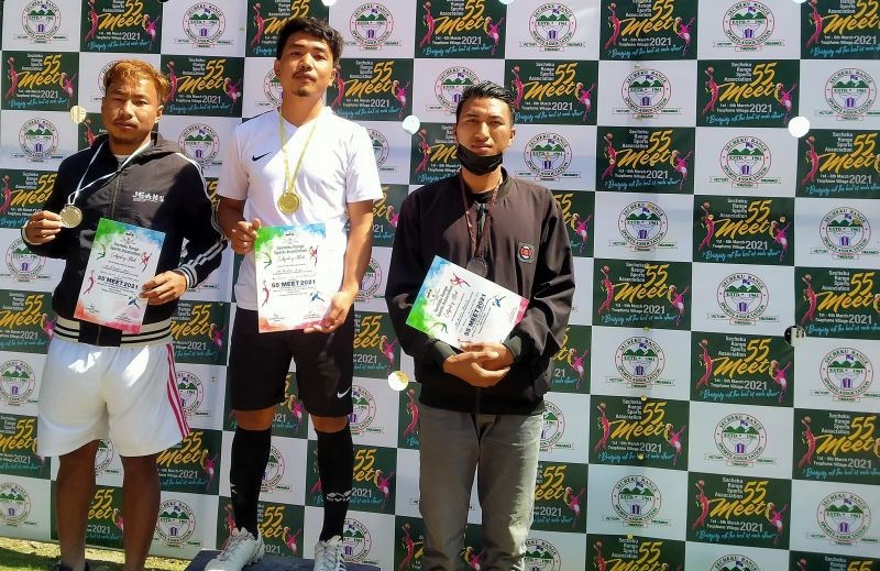Winners of tracks and field events on Day 2 of the ongoing 55th Sports Meet of Secheku Area Sports Association on March 2.
