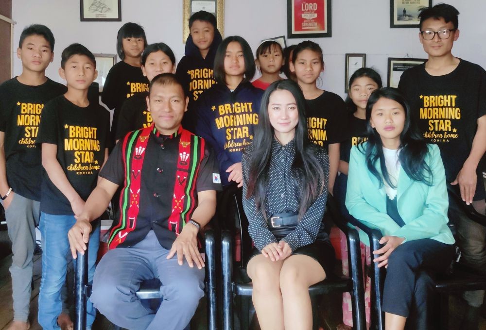 BMSCH superintendent Aleno and others during Employee Appreciation Day celebration in Kohima on March 5. (Morung Photo)