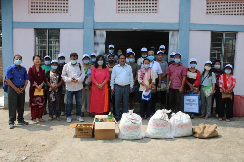 KVK Peren, ICAR-RC for NEH Region, Nagaland Centre, Jalukie organized input distribution cum farmer scientist interaction programme under IVRI-NEH programme at Women Society Hall, Jalukie on March 19.