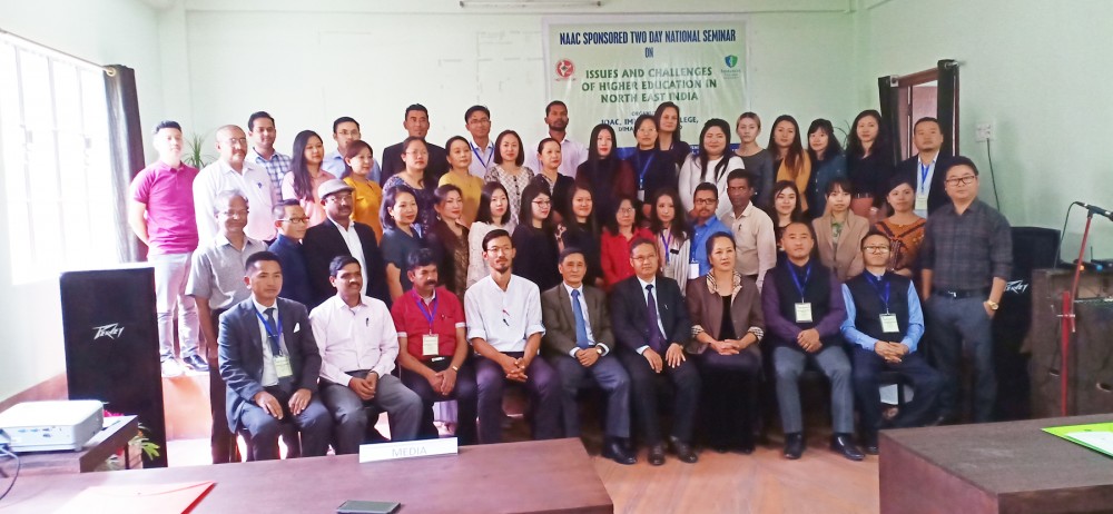 Participants of the two-day national seminar at Immanuel College, Dimapur on Thursday. (Morung Photo)