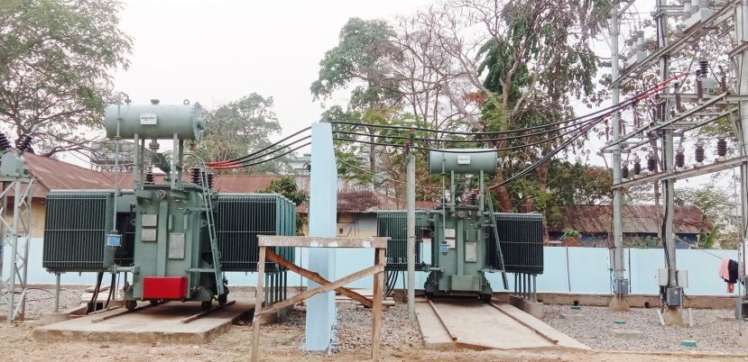 The new 33/11KV sub-station at Forest colony, Dimapur, with an installed capacity of 20MVA would come into circuit soon. (Morung Photo)