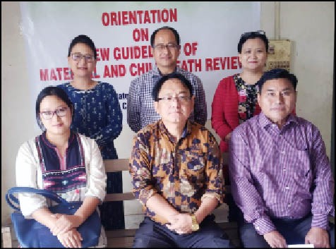 Members of the Maternal Death Review Committees during the orientation of the new guidelines on maternal death review held at CMO’s office Chamber on April 8. (Photo Courtesy: RCH-UIP Dimapur)