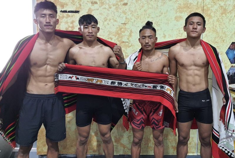 (Left to Right) Kekhrieneitso Angami, Limasunep Imchen, Arsenba Ozukum and Mairidin Newmai.