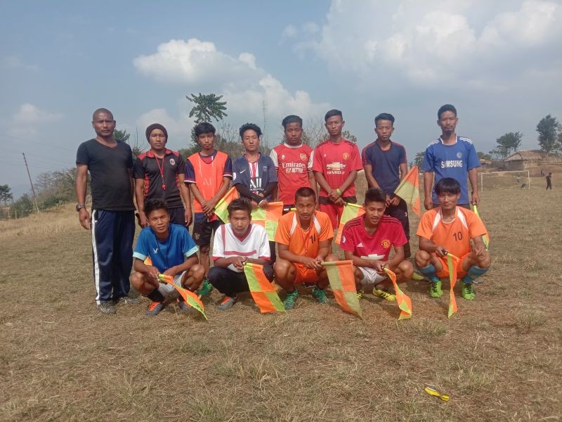 Participants of the training for match officials conducted by MHSU in Mon.