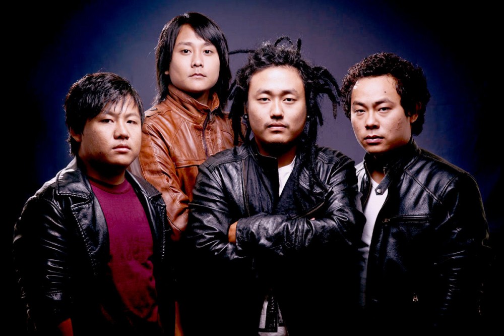 Metalcore band Melodrama: (From left) Augustine (bass), Among Jinger (lead), Nungsang Jamir (vocals) and Wapang (drums). (Photo courtesy: Benjamin Sugathan)