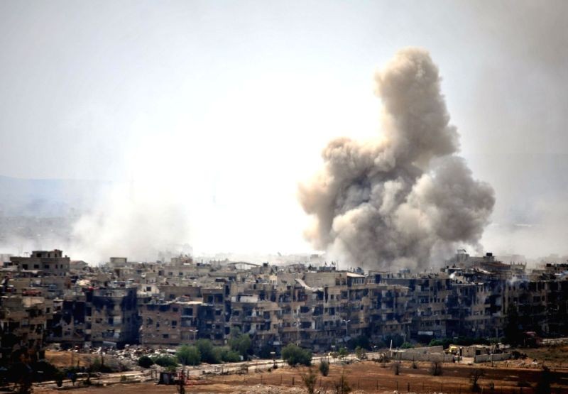 4 IS militants killed in airstrike in Iraq . (IANS Photo)