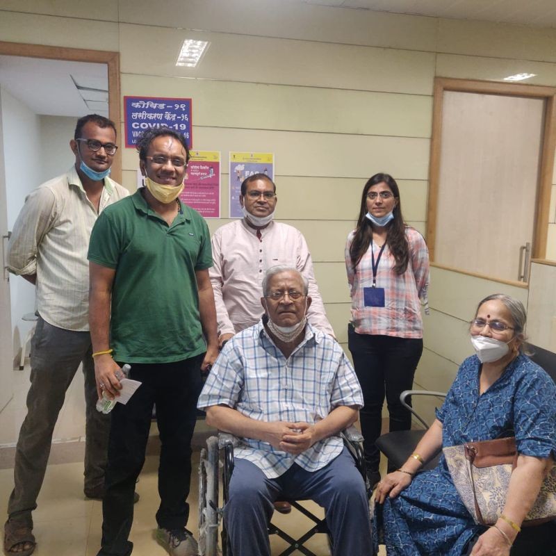 Former Governor of Nagaland PB Acharya, who is 90 years of age and his wife Kavita Acharya took the Covishield vaccine on March 15 at 7 Hills Hospital Andheri East, Mumbai. He encouraged the people of Nagaland to avail the opportunity and get themselves vaccinated and free the state from COVID-19.