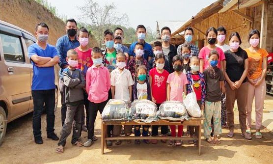 The Ongpangkong Students Conference (OKM) team visited the Care and Support Children’s Home on April 16. An introduction session between the team and the children was held and the children also performed a special number for the visitors. The OKM team donated 3 bags of rice, 5 kgs of dal and packets of sweets towards the welfare of the children. (Photo Courtesy: OKM)