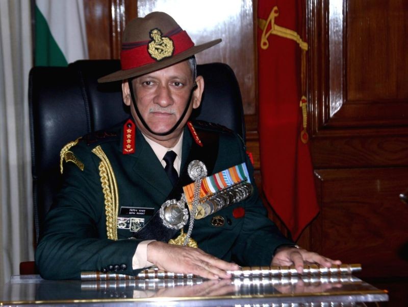 Chief of Army Staff Bipin Rawat.(IANS File Photo)