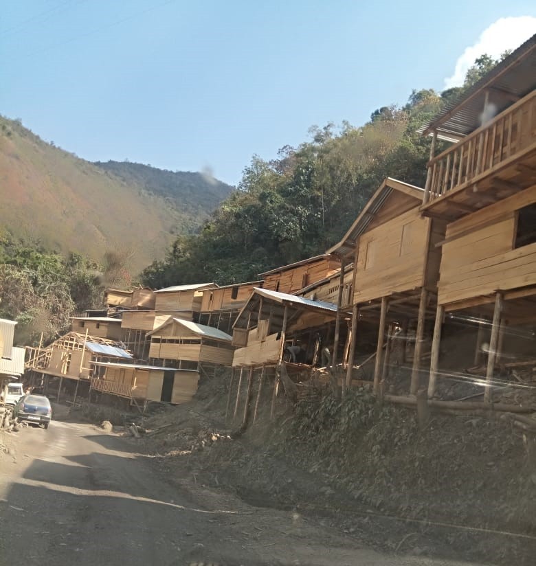 Newly constructed houses have come up quickly along the NH-29 Kohima-Jessami road. Many view it as a ploy to receive compensation as road construction works begin along the stretch.