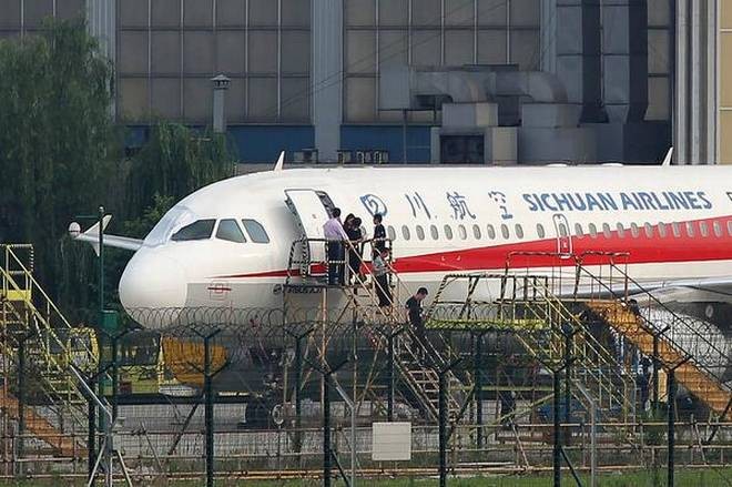 A file photo of a Sichuan Airlines flight.   | Photo Credit: AFP