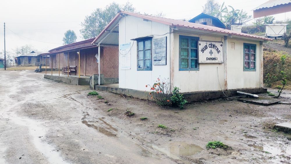 The sub centre at New Chingmei caters to the medical needs of six villages. (Morung Photo)
