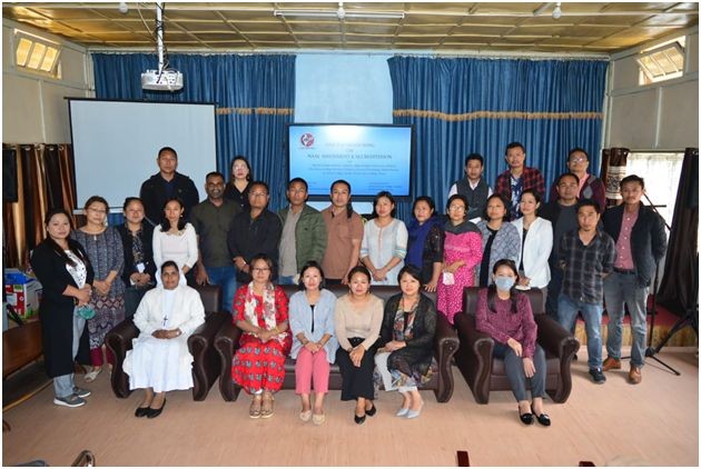 Participants of the NAAC Assessment and Accreditation mentoring organised  by Kohima Science College and Kohima College.