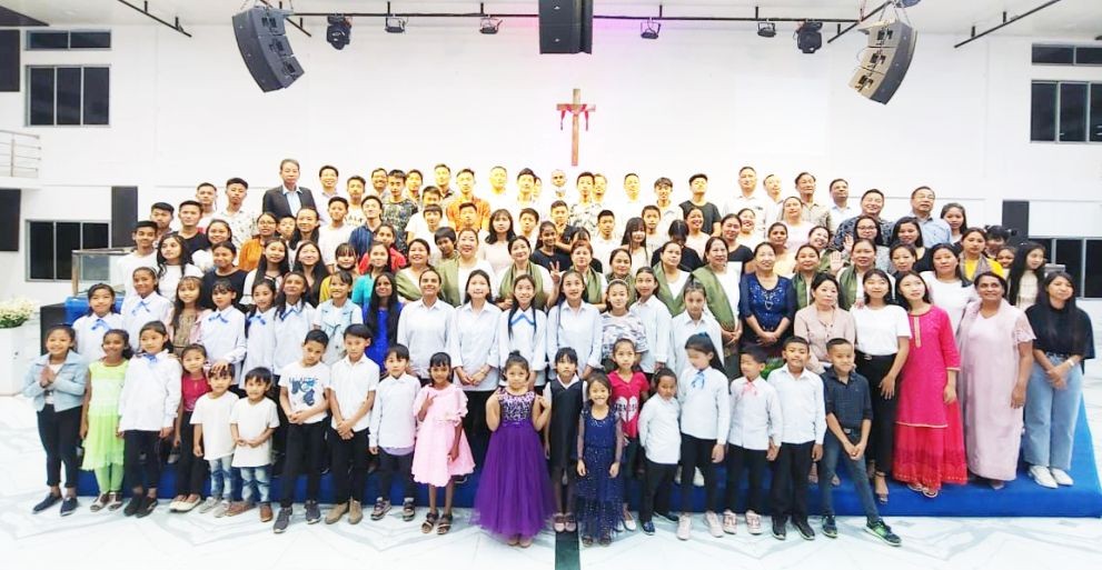 Participants of the Special Easter Sunday Fellowship of Christian Forum Dimapur.