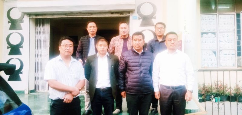 NWA officials with ground management group after a press conference in Kohima on April 5. (Morung Photo)