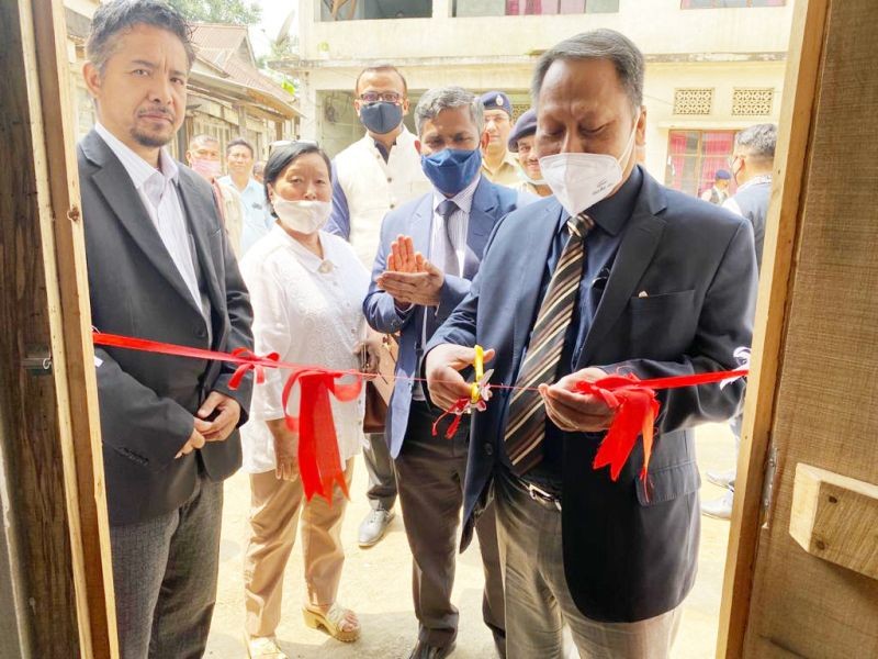 Justice Songkhupchung Serto inaugurating the Legal Aid Clinic at OTC, Yangli.