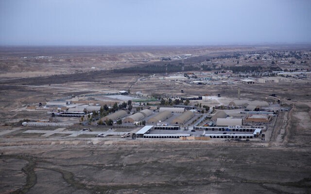 Ain al-Asad air base in the western Anbar desert, Iraq, December 29, 2019. (AP File Photo)