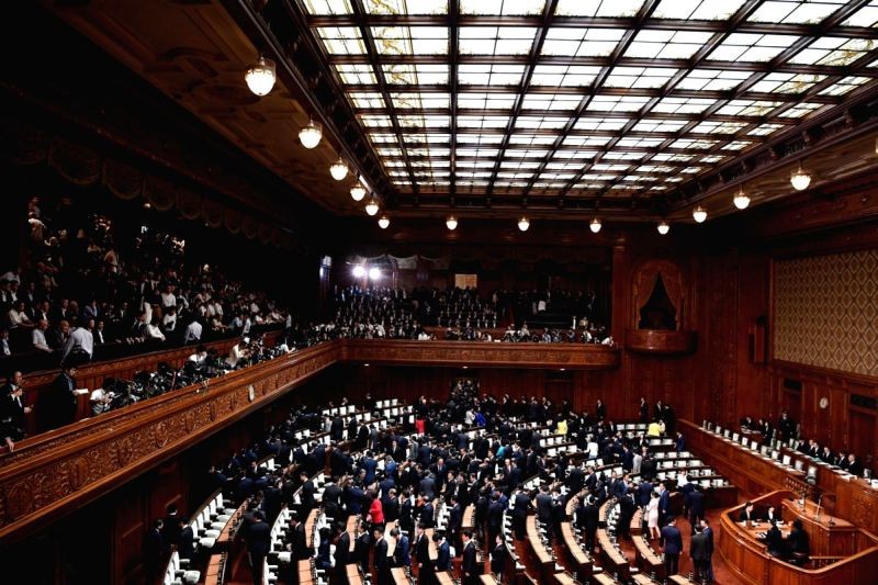 Japanese Parliament starts regular session. (IANS Photo)