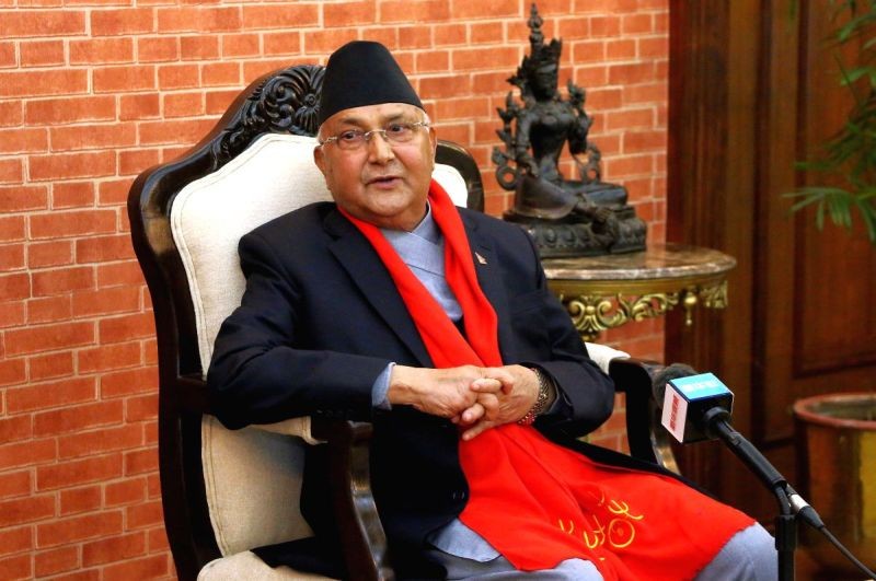 K P Sharma Oli. (IANS File Photo)