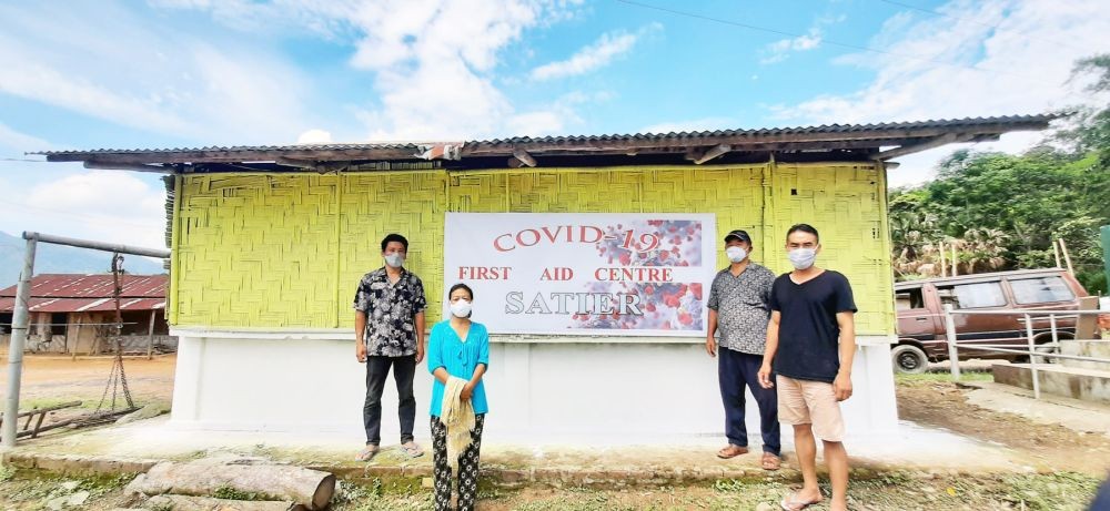 Residents of Satier sector under Mokokchung district have come together to set up a COVID-19 first aid centre.