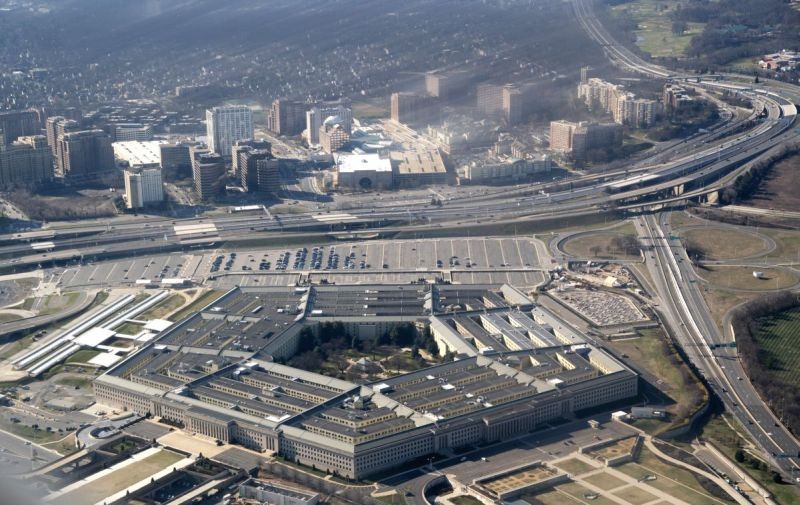 The Pentagon seen from an airplane over Washington D.C. (IANS File Photo)