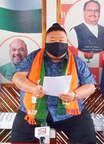 Nagaland Minister of Higher Education & Tribal Affairs and State BJP President Temjen Imna Along. (Morung File Photo)
