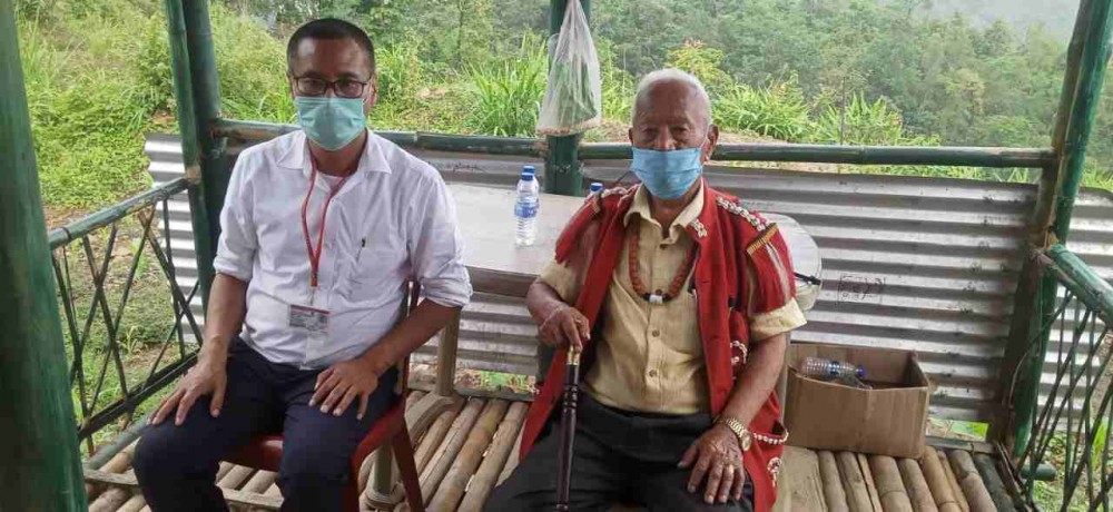 The Medziphema medical team, administration and Police conducted random COVID-19 tests along the national highway stretch from Medziphema to Piphema on June 12. 88-year-old Dr K Izheho Zhimomi, HCMC Chairperson and GB of Pherima village assisted the team and provided lunch for all the personnel involved in the exercise. (Photo Courtesy: SMO CHC Medziphema)