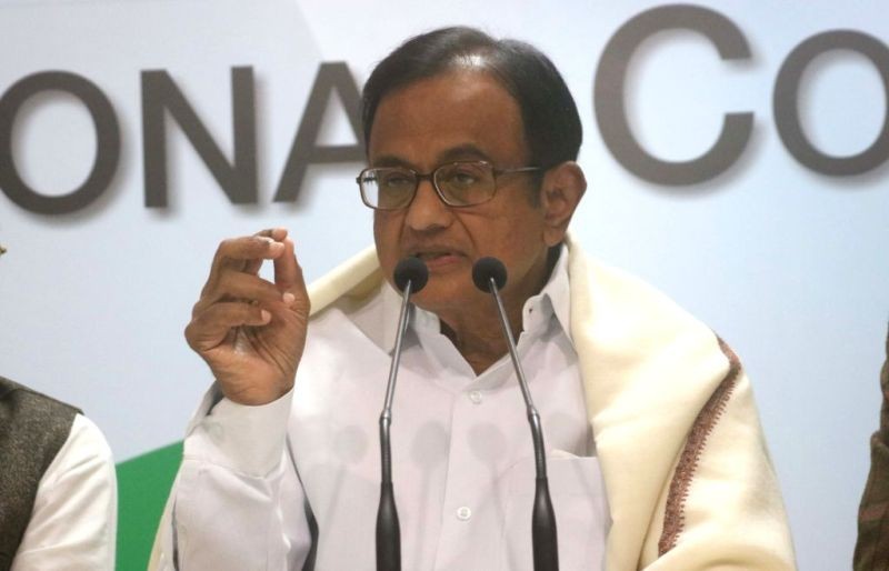 Congress leader P Chidambaram. (IANS File Photo)