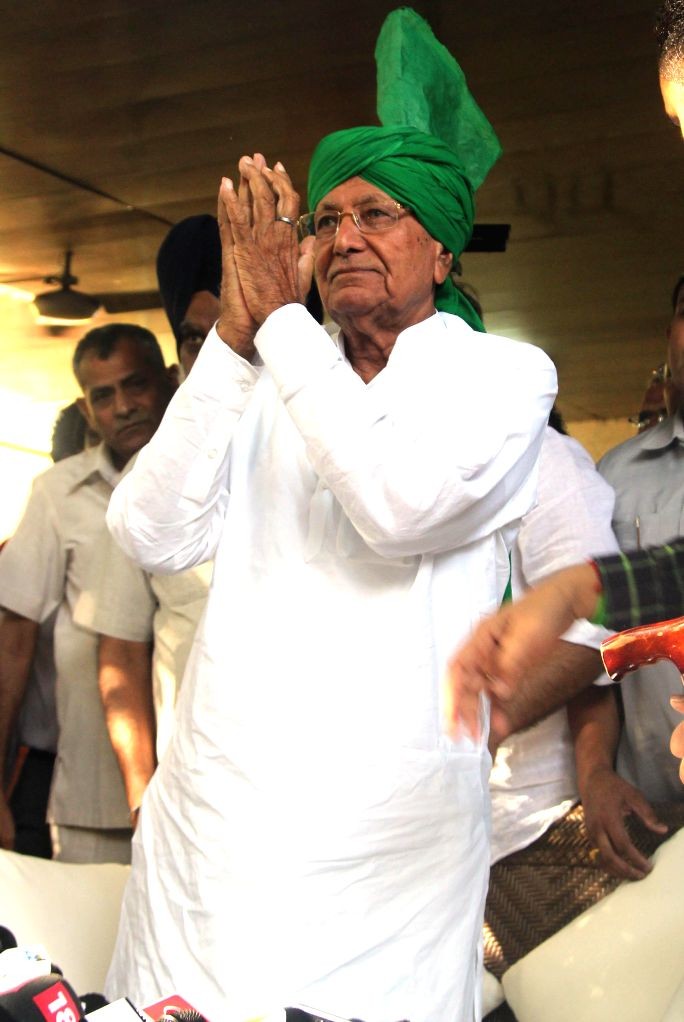 Indian National Lok Dal (INLD) leader Om Prakash Chautala. (IANS File Photo)