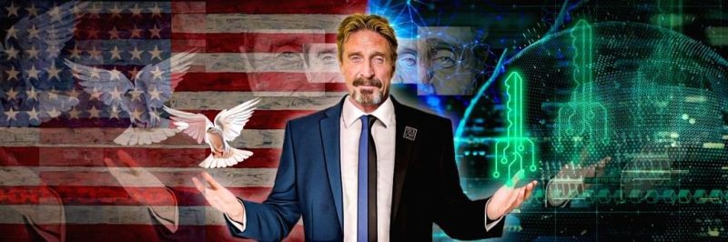 John McAfee. (IANS/twitter@officialmcafee Photo)