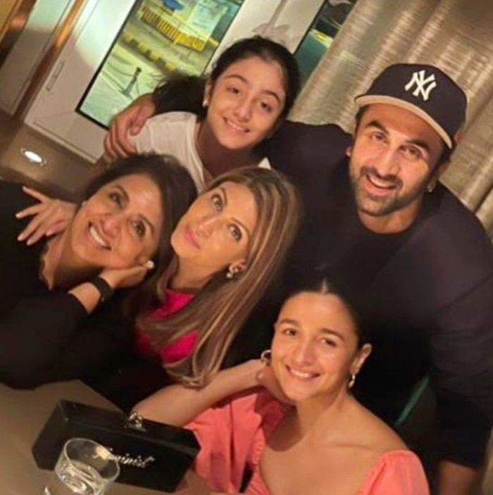 Neetu Kapoor's 'world' includes Ranbir, Alia, Riddhima.(photo:instagram)