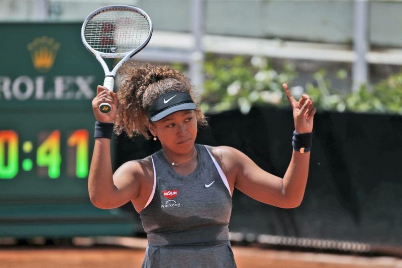 In this May 12, 2021 file photo, Naomi Osaka of Japan reacts after losing a point against Jessica Pegula of the United States during their match at the Italian Open tennis tournament, in Rome. Osaka’s declaration that she won’t participate in news conferences during the French Open is a natural topic for discussion on tournament media day in Paris. Other players say they understand Osaka's stance and respect her choice. (AP File Photo)