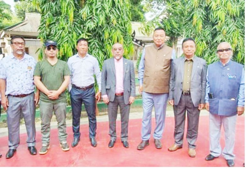 A file photo of the members of the Working Committee, Naga National Political Groups.