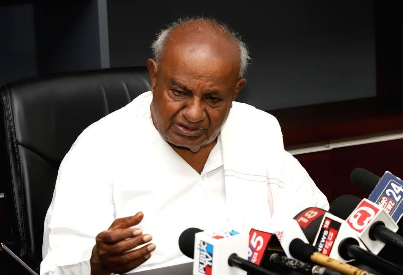 Former Prime Minister H.D. Deve Gowda. (IANS File Photo)