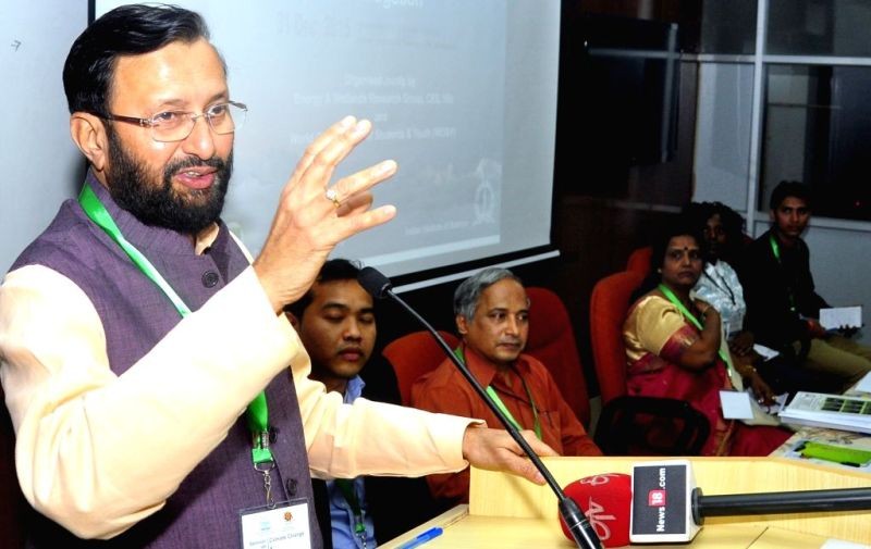 Union Environment Minister Prakash Javadekar . (IANS File Photo)