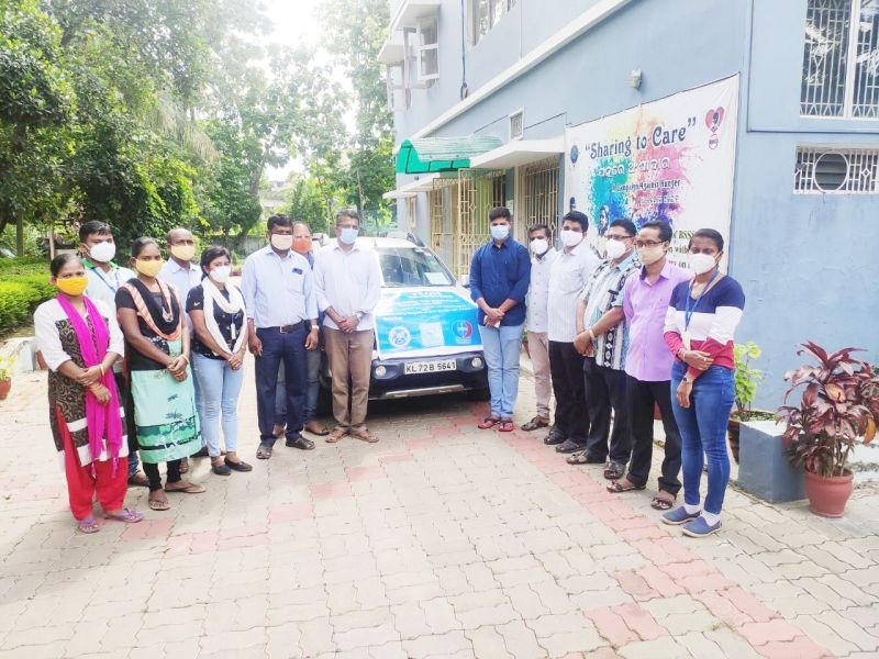 A Peace Mission from Nagaland to Kerala flags off from Bishop’s House, Dimapur on July 20. The Mission, among others, is aimed at creating nationwide awareness on COVID-19 vaccine and to promote universal peace. (Photo Courtesy: Peace Channel)