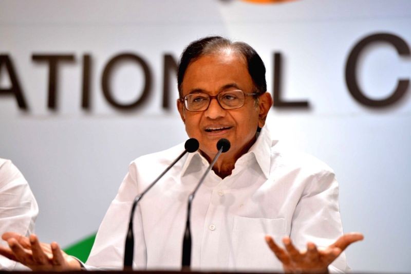 Former Union Finance minister P Chidambram. (IANS File Photo)