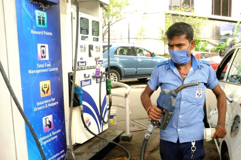 Relief for consumers as fuel rates remain static on Tuesday. (IANS Photo)
