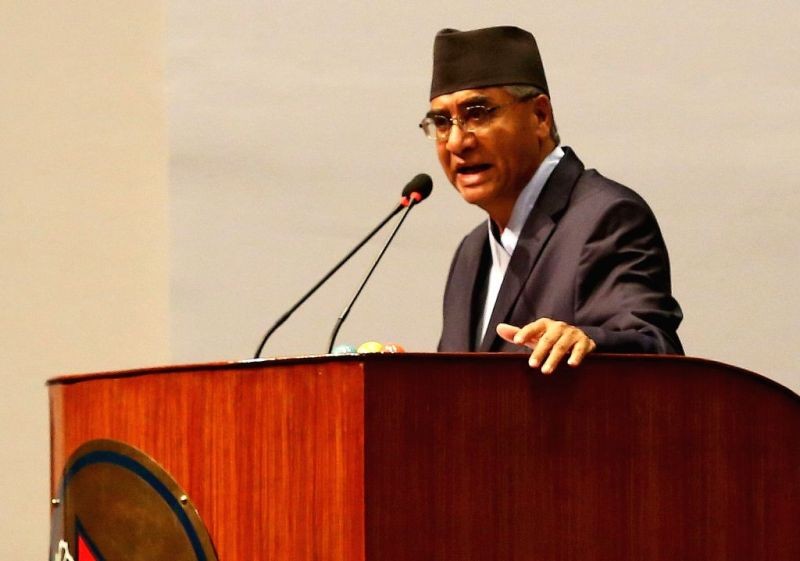Nepali Congress President Sher Bahadur Deuba. (IANS File Photo)