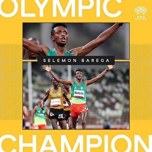 A runaway success - the story of an Ethiopian who won first athletics gold of Tokyo 2020 Olympics.(photo:IN)