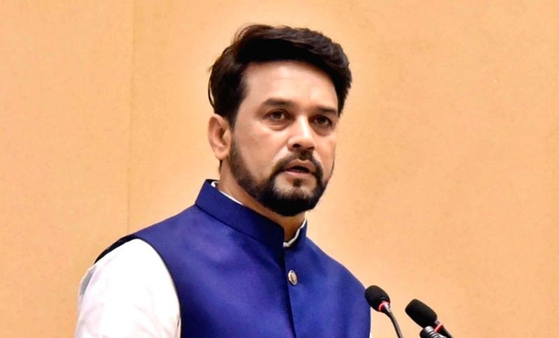 Minister of Information and Broadcasting Anurag Thakur. (IANS File Photo)