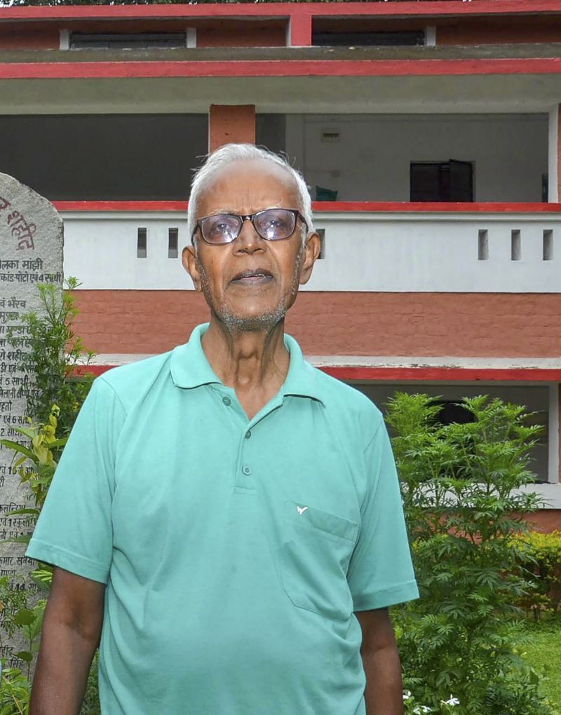 In this Aug 28, 2018 file photo, civil rights activist Father Stan Swami. Jesuit priest Stan Swamy, an accused in the Elgar Parishad-Maoist links case, died at a Mumbai hospital on Monday, July 5, 2021. (PTI Photo)