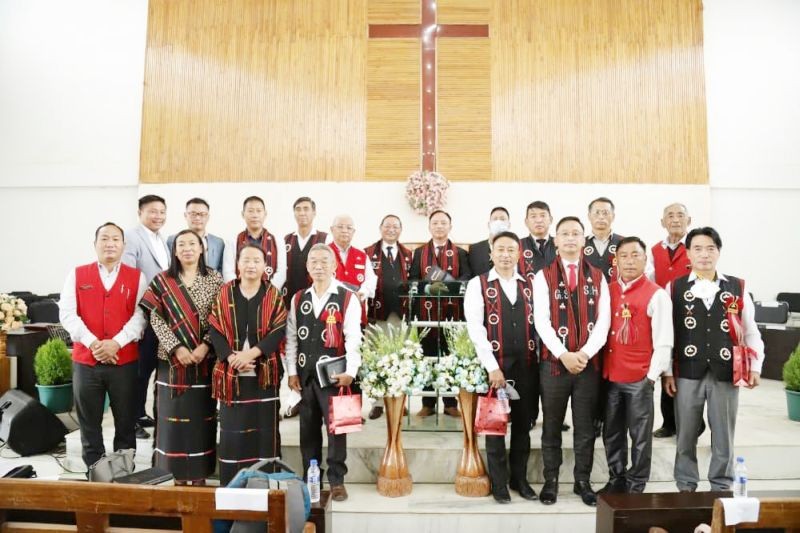 Sümi Hoho and ZTSBC members during the programme in Zunheboto on July 25.