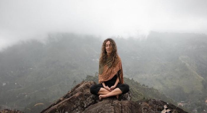 Yoga during lunch breaks to keep stress in-check.(photo:IANSLIFE)