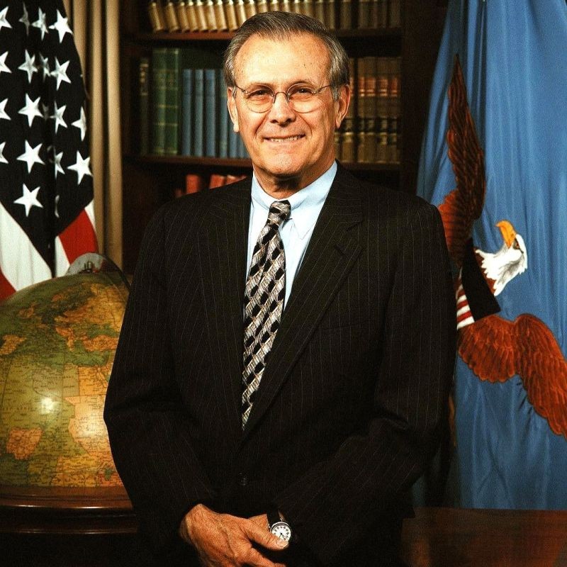 Former US Defence Secretary Donald Rumsfeld dies. (IANS Photo)