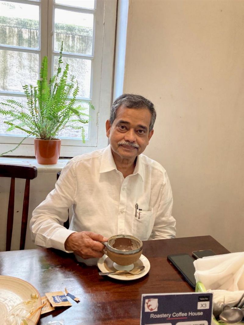 Former President Pranab Mukherjee's son Abhijit Mukherjee, who joined TMC yesterday, during an interview with PTI, in Kolkata on July 6, 2021. (PTI Photo)