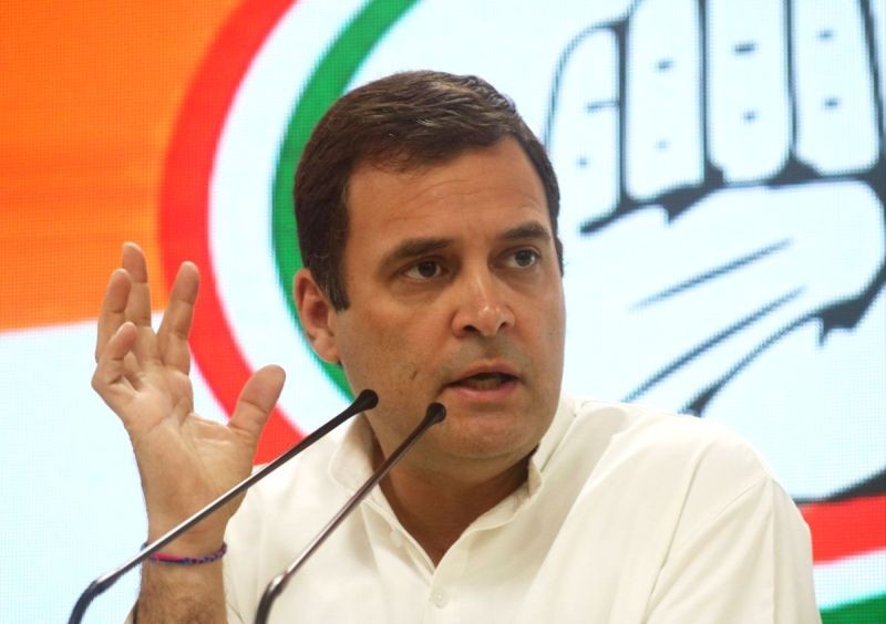 Amit Shah has failed the country by sowing hatred: Rahul.(Twitter/IANS photo )