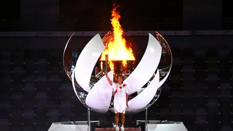 The Olympics Opening Ceremony was a low-key event due to the Covid-19 restrictions (AP Photo)