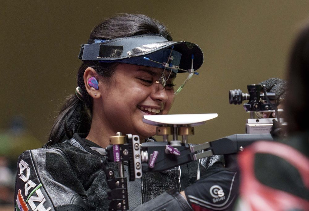 Asaka: India's Avani Lekhara smiles on the range on her way to winning the Shooting Women's 10m AR Standing SH1 Final at the Asaka Shooting Range during the Tokyo 2020 Paralympic Games in Asaka, Japan, Monday, Aug. 30, 2021.AP/PTI
