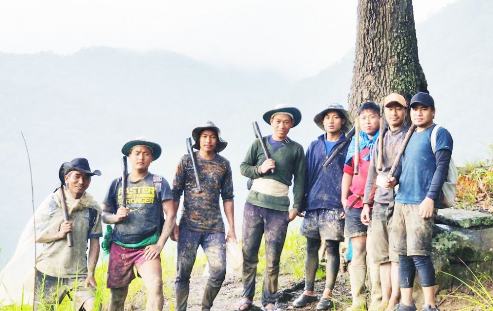 Members of the Christo Naga’s Club of Zhavame, comprising of individuals of all professions ventured into agriculture amid the uncertain situation posed by the COVID-19 pandemic. (File Photo)